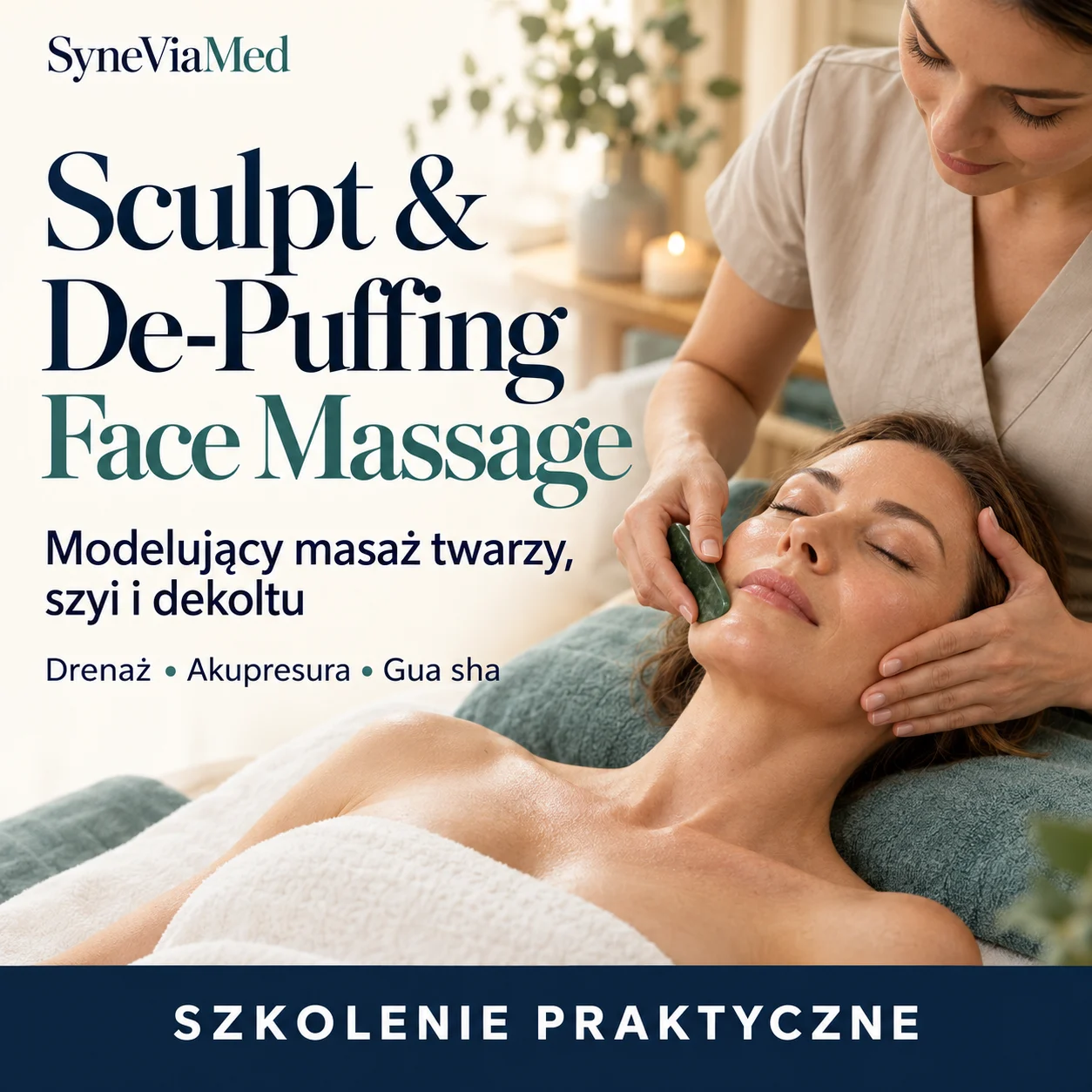 Sculpt & De-Puffing Face Massage – szkolenie praktyczne SyneViaMed