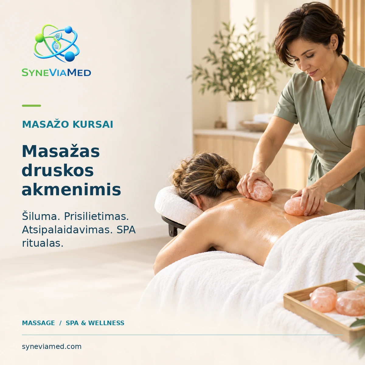 Masažo Himalajų druskos akmenimis kursai – SyneViaMed