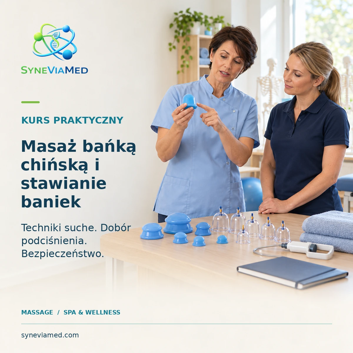 Kurs praktyczny: masaż bańką chińską i stawianie baniek – SyneViaMed