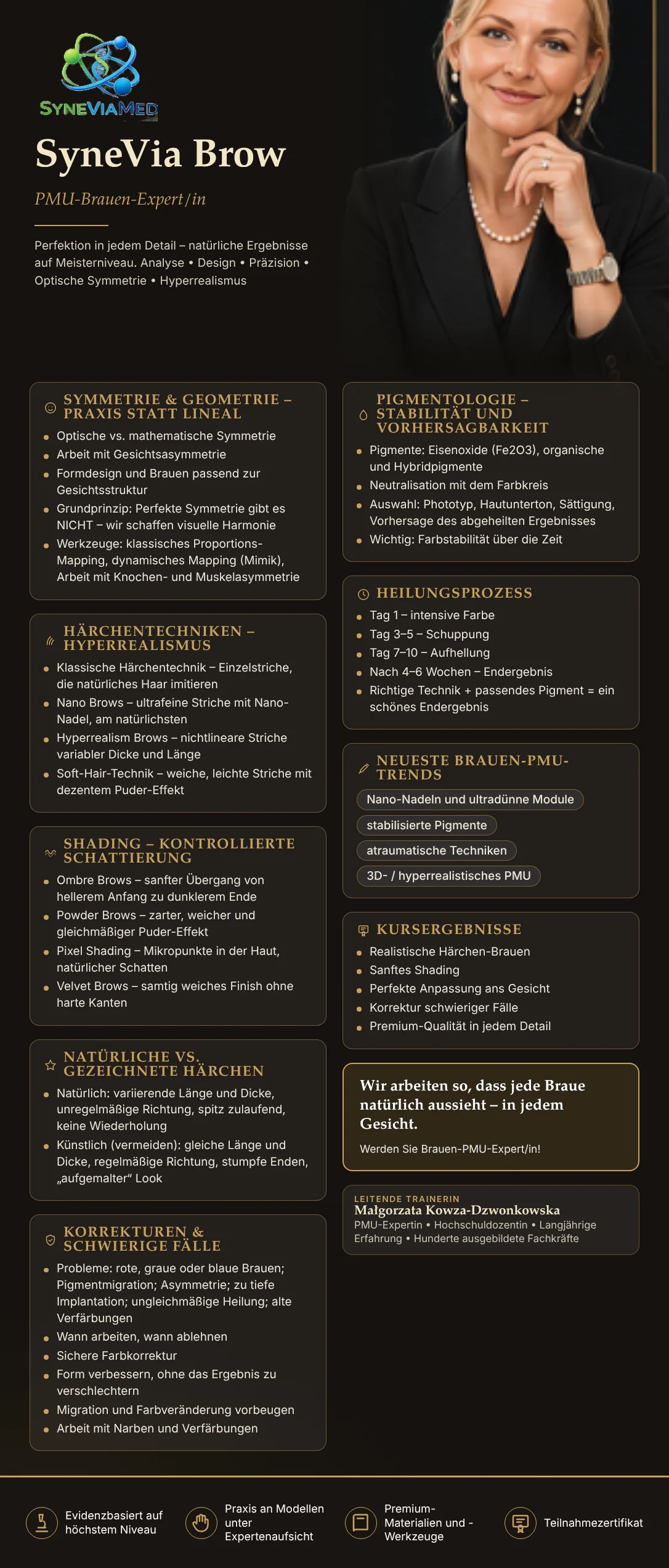 SyneVia Brow – PMU Brow Expert – Schulung, SyneViaMed