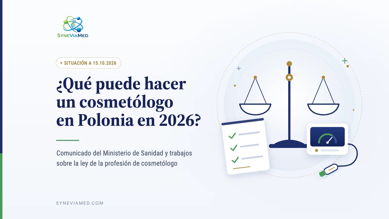 ¿Qué puede hacer un cosmetólogo en Polonia en 2026? El comunicado del Ministerio de Sanidad y la ley de la profesión